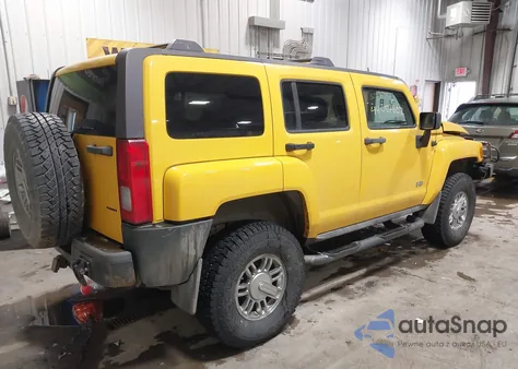 2007 Hummer H3 Suv z USA, uszkodzony, nr VIN 5GTDN13E878155447